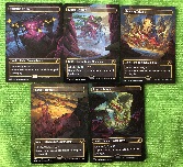 Triome Lands IKO - Alternate Art (5 carte totali) Ikoria- Lair of Behemoths Alternate Art